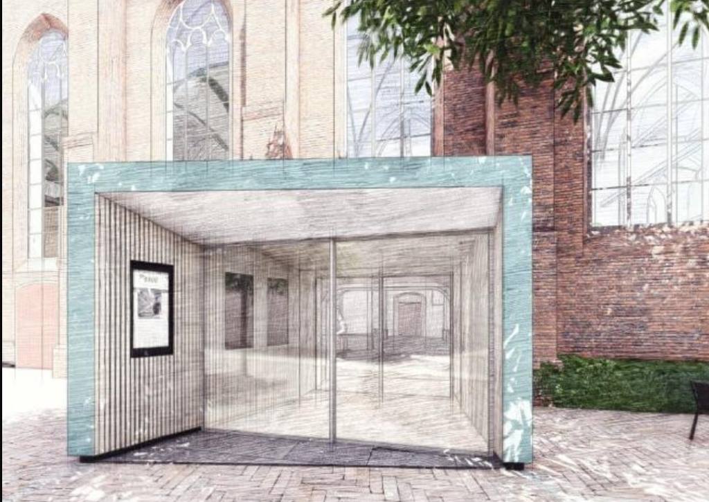 De nieuwe entree voor de Grote Kerk in Steenwijk | Ontwerp: Adema Architecten