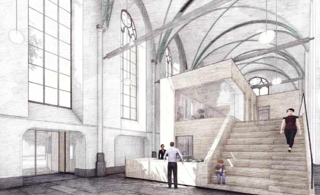 De Grote Kerk in Steenwijk presenteerde in 2020 een multifunctioneel ontwerp.