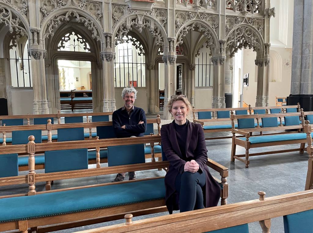 Susan Lammers, directeur RCE en Frank Strolenberg, programmaleider Toekomst Religieus Erfgoed | Foto: copyright Kerkmagazine
