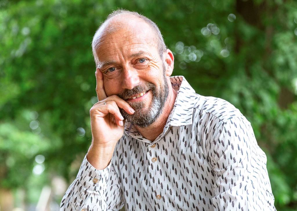 Reinier van den Berg spreekt tijdens Kerkenbeurs 2022 over duurzaamheid en rentmeesterschap.