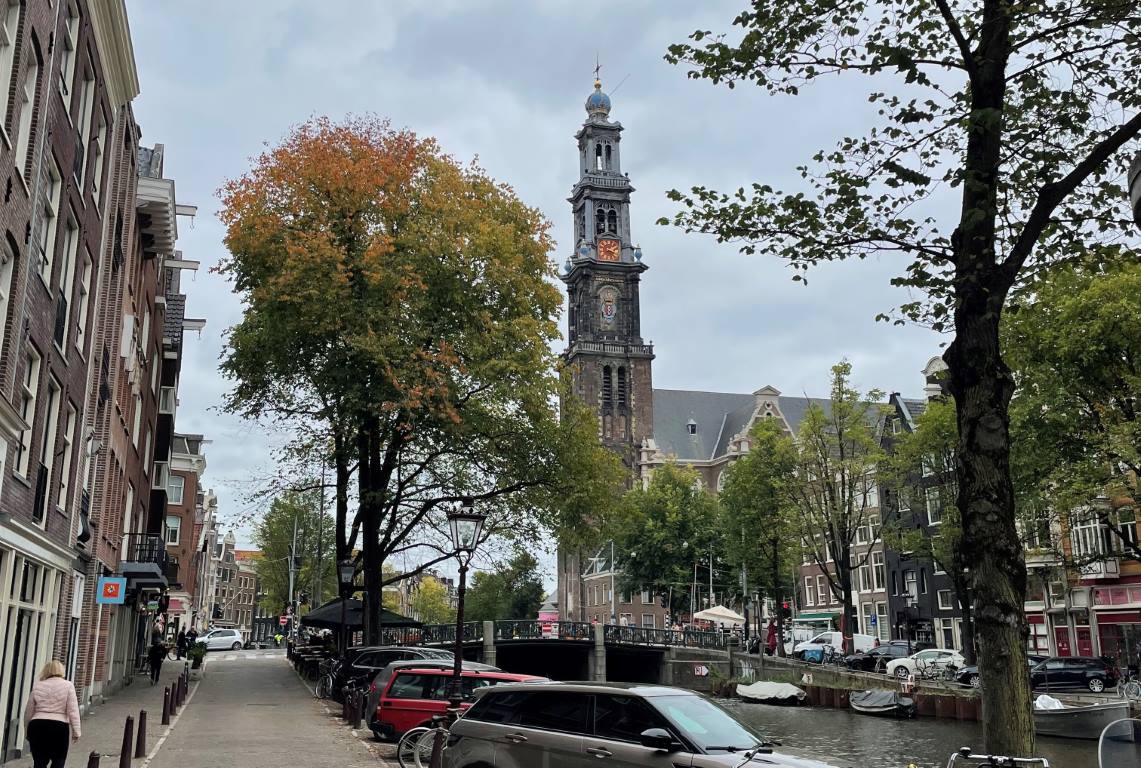 Amsterdam Westerkerk - Beeld Helderblauw
