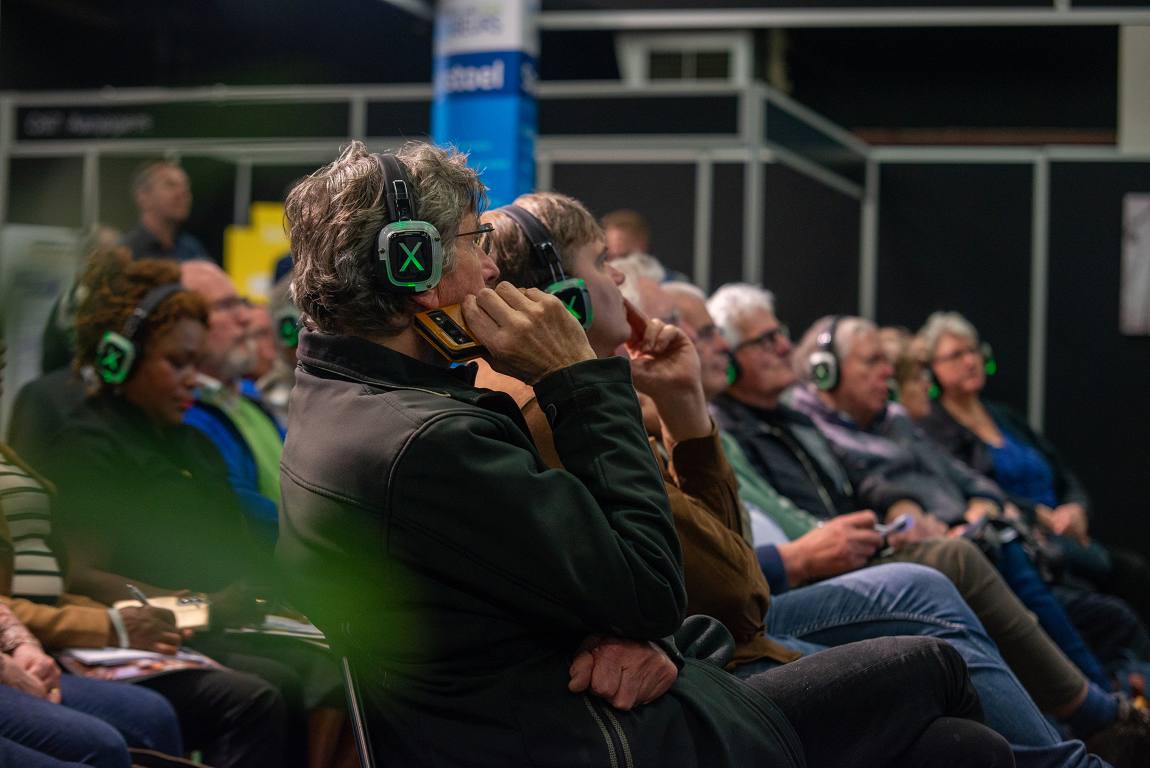 Luisteraars tijdens een presentatie op de Kerkenbeurs | Beeld copyright Kerkenbeurs