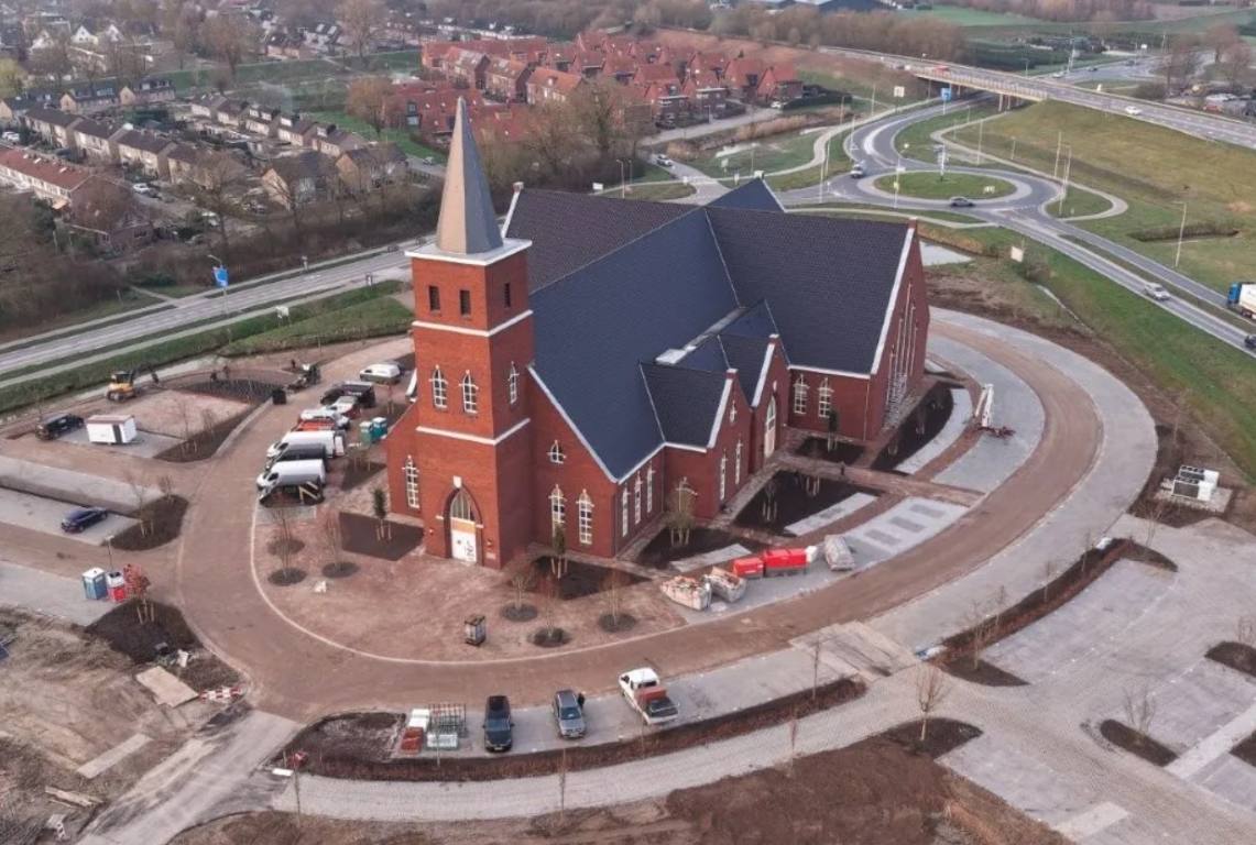 Nieuwbouw van de Gereformeerde Gemeente in Kesteren