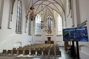 Interieur van de Grote Kerk in Wageningen