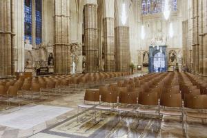 Casala stoelen in Westminster Abbey