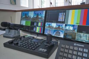 Een kerkdienst registreren en live streamen.