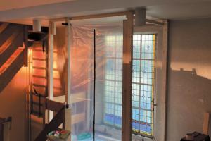 Singelkerk Utrecht restauratie van Glas in lood.