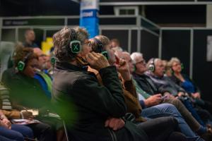 Luisteraars tijdens een presentatie op de Kerkenbeurs | Beeld copyright Kerkenbeurs